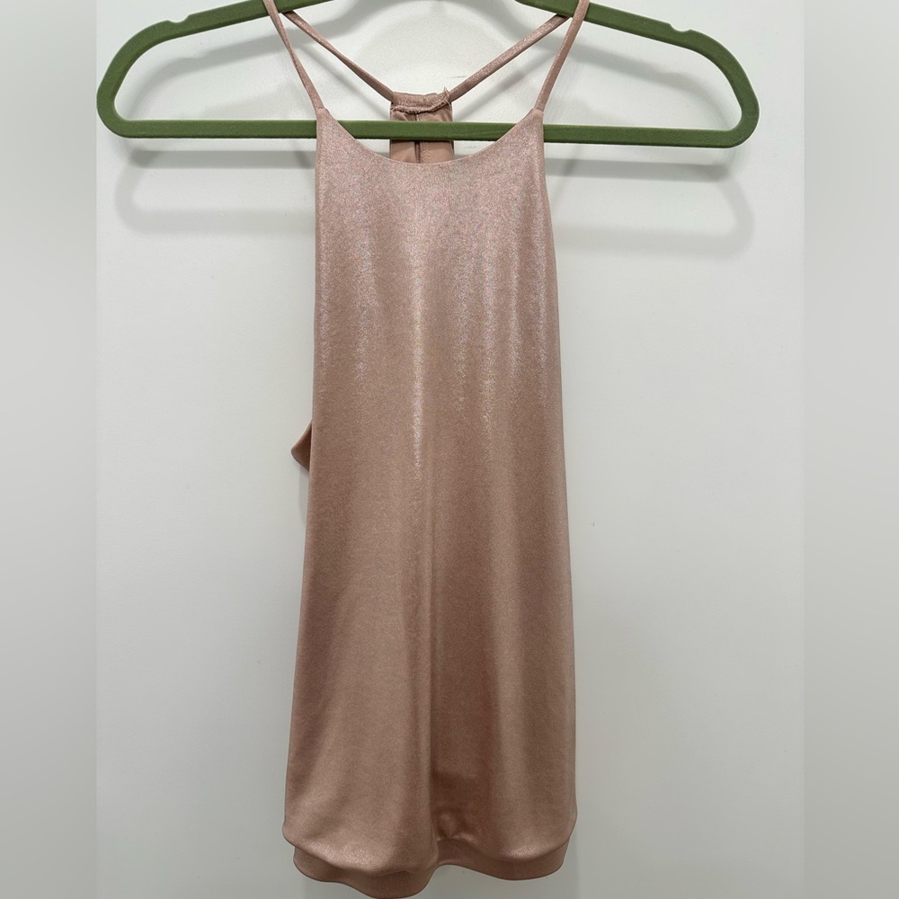 Express Pink halter top Size M